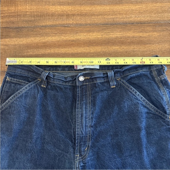 Levi’s 514 Jeans Mens Size 36x34 Blue Denim Slim Straight Carpenter Y2K Workwear - Picture 8 of 13